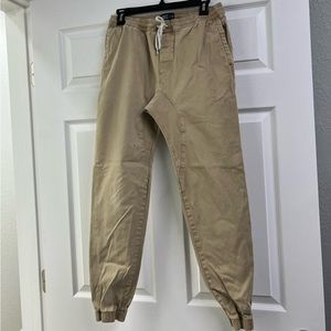 Mens Caliville Size Small Khaki Joggers